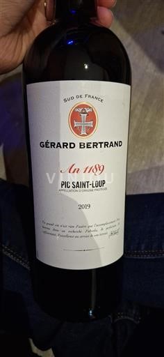 Лангедок Пік-Сент-Лу. Gérard Bertrand An 1189 2019