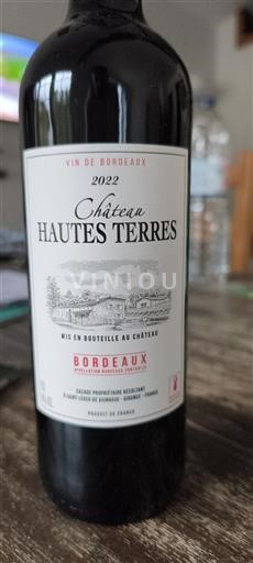 Bordeaux Château Hautes Terres 2022