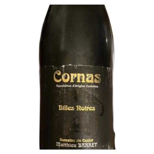 Rhônen laakso Cornas Domaine du Coulet Billes Noires 2015