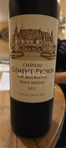 Burdeos Haut-Médoc Château Clément-Pichon 2015