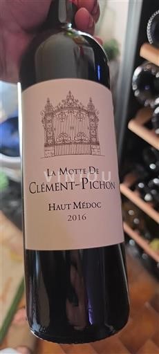 Bordéus Haut-Médoc La Motte De Clément-Pichon 2016