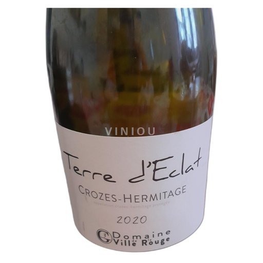 Rhône-dalen Crozes-Hermitage Domaine Ville Rouge Terre d'Éclat 2020