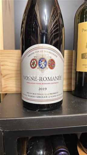 Burgundsko Vosne-romanée Domaine Robert Sirugue 2019