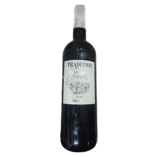Vin Rouge sec Tradition La Bastide 2018 France Sud-Ouest Gaillac AOC
