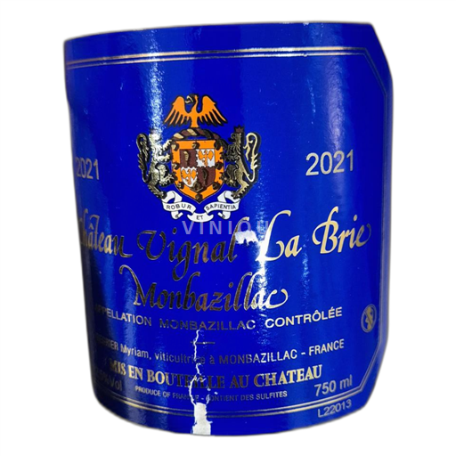 Jihozápad Monbazillac Château Vignal La Brie 2021