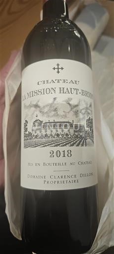 Burdeos Pessac-Léognan Château La Mission Haut-Brion 2018