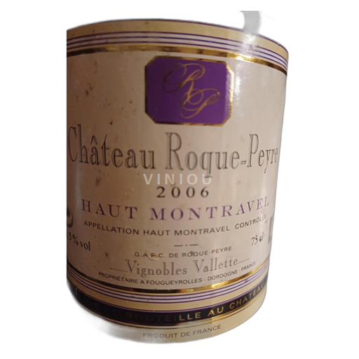 Südwestfrankreich Haut-Montravel Château Roque-Peyre 2006