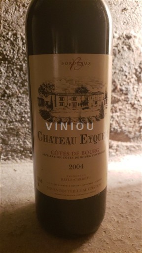 Bordeaux Côtes-de-bourg Château Eyquem 2004
