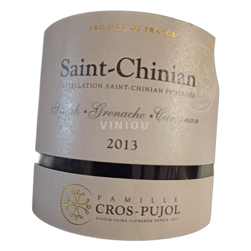Languedoc Saint-Chinian Famille Cros-Pujol 2013