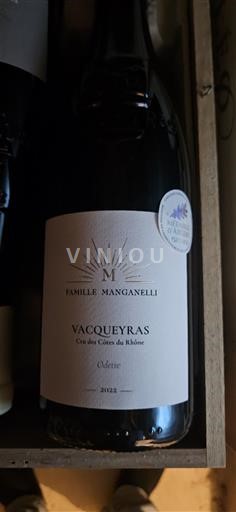 Rhônevallei Vacqueyras Famille Manganelli Odette 2022
