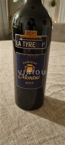 Sudoeste Madiran Château Montus La Tyre 2009