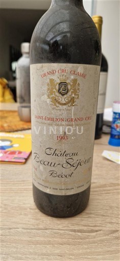 Bordeaux Saint-Émilion Grand Cru Château Beau-Séjour Bécot 1993