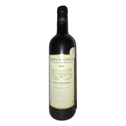 Bordéus Bordeaux Superior Chateau Mayne Blanc Saint Vincent 2005