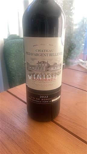 Bordeaux Château Pied d'Argent Bellevue 2022