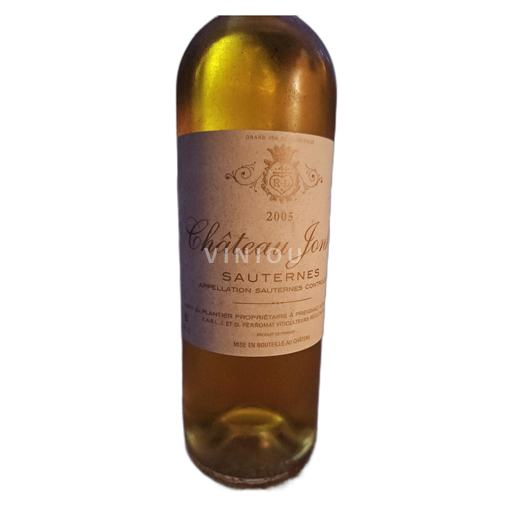 Bordeaux Sauternes Château Jonquet 2005