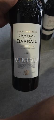 Bordeaux Château Guion Barrail Prestige 2022