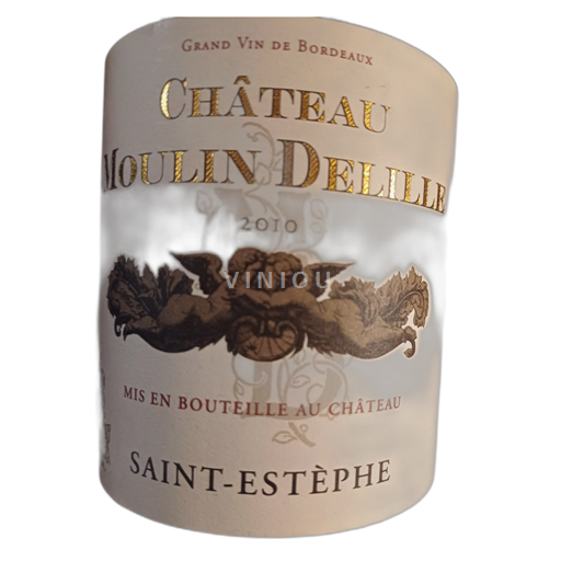 Bordéus Saint-Estèphe Château Moulin Delille 2010