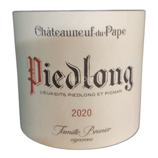 Vallée du Rhône Châteauneuf-du-pape Famille Brunier Piedlong 2020