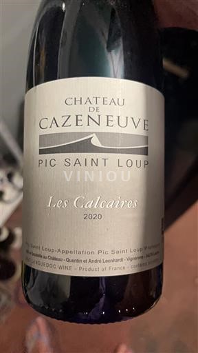 Languedoc Pic-saint-loup Château de Cazeneuve Les Calcaires 2020
