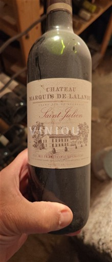 Bordeaux Saint-Julien Chateau Marquis de Lalande 2009