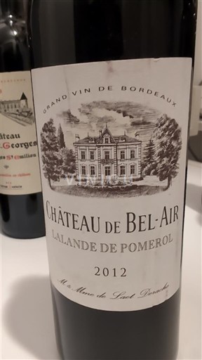 Бордо Лаланд-де-Помроль Chateau Bel Air 2012