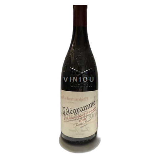 Vallée du Rhône Châteauneuf-du-pape Famille Brunier Télégramme 2020
