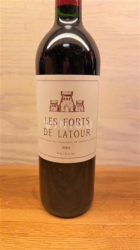 Bordeaux Pauillac Château Latour Les Forts de Latour 2001