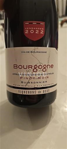 Burgundsko Vignerons de Buxy Buissonnier 2022