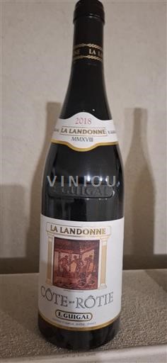 Rhônedalen Côte-rôtie E. Guigal La Landonne 2018