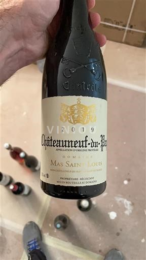 Rhône-dalen Châteauneuf-du-Pape Domaine Mas Saint Louis 2019