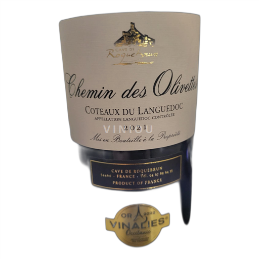 Languedoc Ospecificerad Cave de Roquebrun Chemin des Olivettes 2021