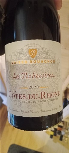 Rhônetal Côtes du Rhône Maison Bouachon Les Rabassières 2020