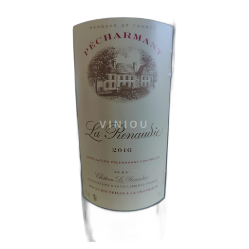 Sydvestfrankrig Pécharmant Château La Renaudie 2016