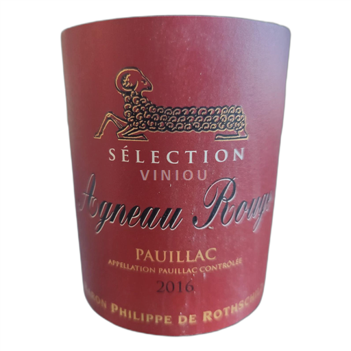 Bordeaux Pauillac Baron Philippe de Rothschild Sélection Agneau Rouge 2016
