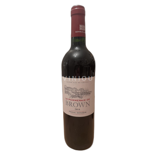 Bordéus Pessac-Léognan Château Brown La Pommeraie de Brown 2014