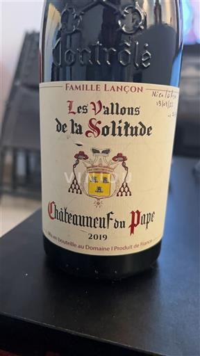 Vallée du Rhône Châteauneuf-du-pape Les Vallons de la Solitude 2019