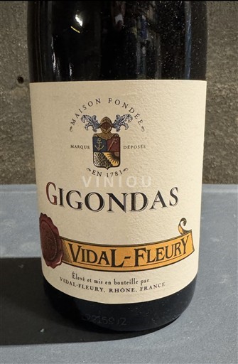 Rhône Valley Gigondas Vidal-Fleury 2020