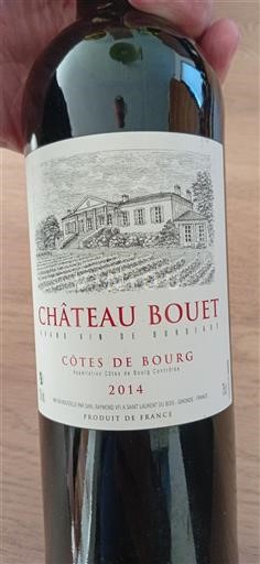 Bordeaux Côtes-de-Bourg Château Bouet 2014
