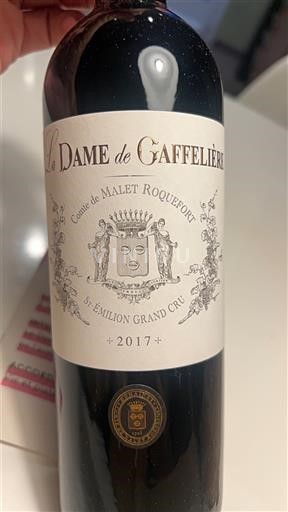 Bordeaux Saint-Émilion Grand Cru Château La Gaffelière La Dame de Gaffelière 2017