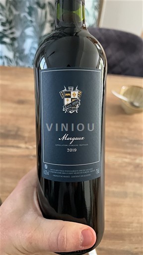 Bordeaux Margaux Marquis Aimé de Colignac 2019