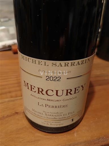 Burgundy Mercurey Michel Sarrazin et Fils La Perrière 2022