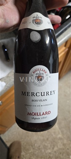 Burgundija Mercurey Moillard Bois Vilain 2021