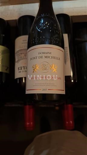 Vallée du Rhône Châteauneuf-du-pape Domaine Font de Michelle 2017