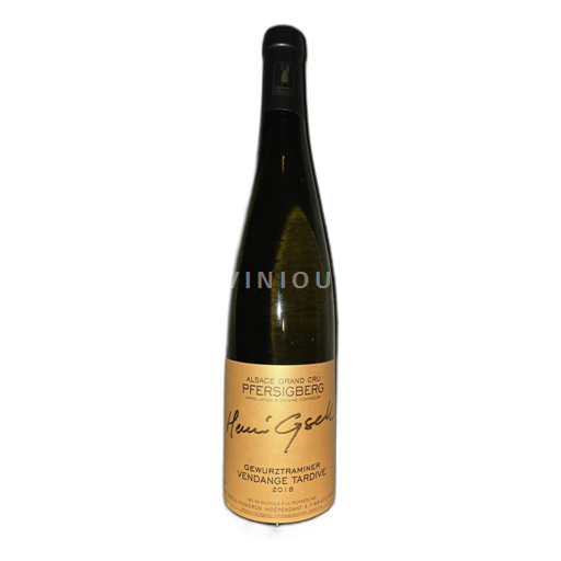 Alsace Không được chỉ định Henri Gsell Gewurztraminer Vendange Tardive 2018