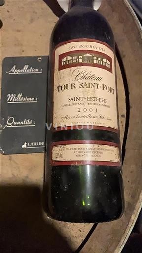 Burdeos Saint-Estèphe Château Tour Saint-Fort 2001