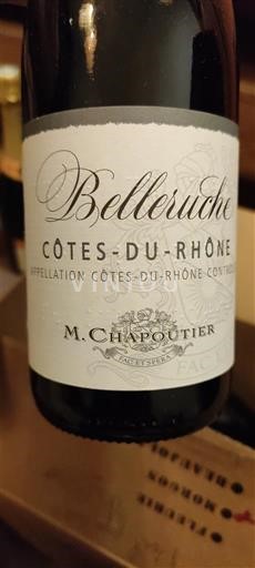 Vallée du Rhône Côtes-du-rhône M. Chapoutier Belleruche 2017