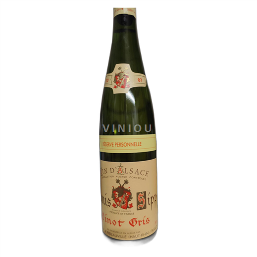 Alsace Pinot grigio Louis Sipp Réserve Personnelle 2007