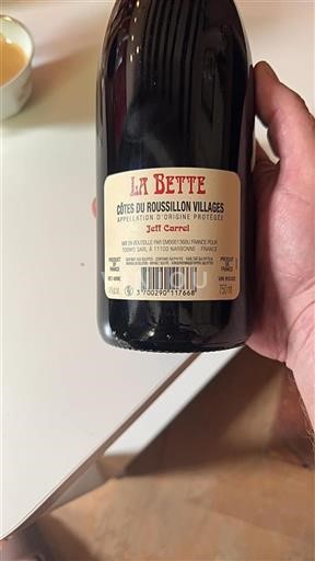 Roussillon Côtes du Roussillon Villages Jeff Carrel La Bette 2020