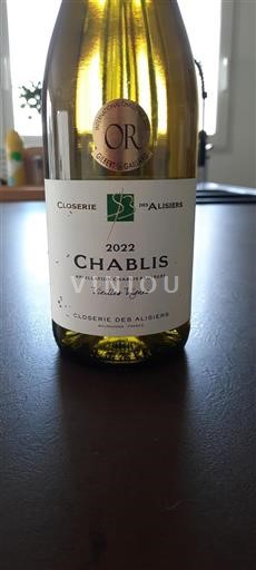 Burgundi Chablis Closerie des Alisiers Vieilles Vignes 2022