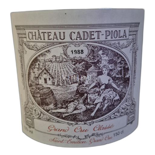 Bordeaux Saint-Émilion Grand Cru Château Cadet-Piola 1988